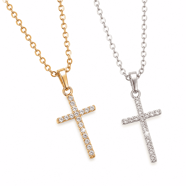 Your Choice Rhinestone Cross Pendent Necklaces