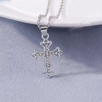 Your Choice Rhinestone Cross Pendent Necklaces