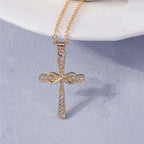 Your Choice Rhinestone Cross Pendent Necklaces