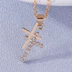 Your Choice Rhinestone Cross Pendent Necklaces