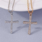 Your Choice Rhinestone Cross Pendent Necklaces