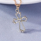 Your Choice Rhinestone Cross Pendent Necklaces