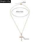 Your Choice Rhinestone Cross Pendent Necklaces