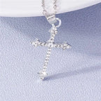 Your Choice Rhinestone Cross Pendent Necklaces