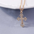 Your Choice Rhinestone Cross Pendent Necklaces