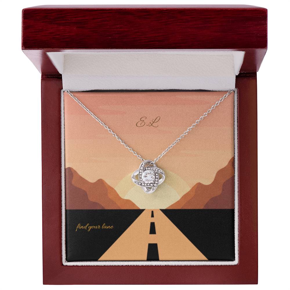 Love Knot Necklace, Find your lane
