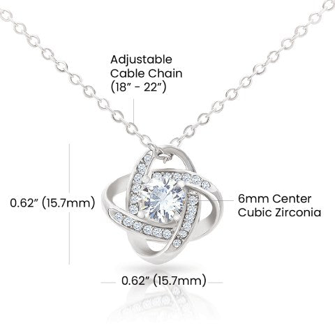 Love Knot Necklace, Find your lane